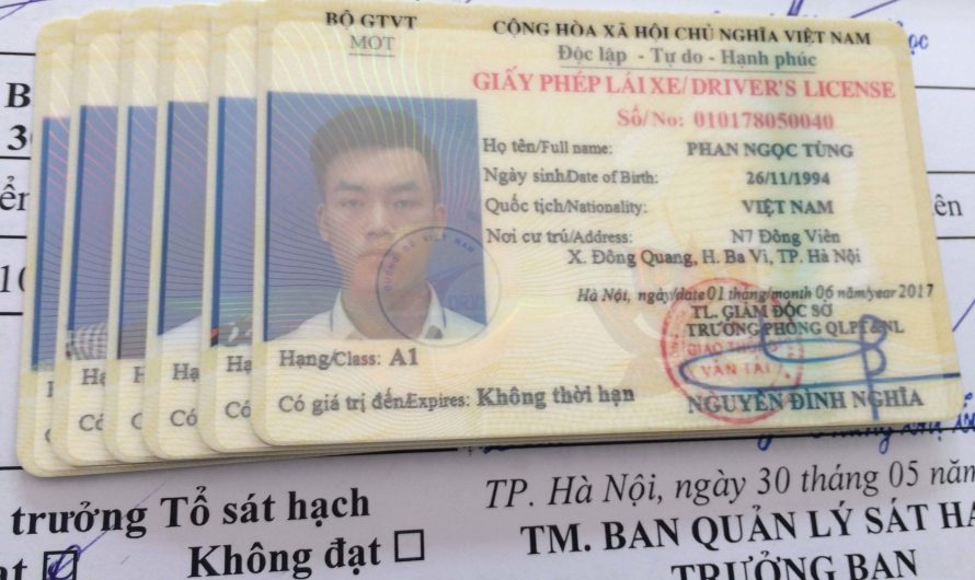 Làm bằng lái xe phôi thật không cần thi – Cam kết bảo mật