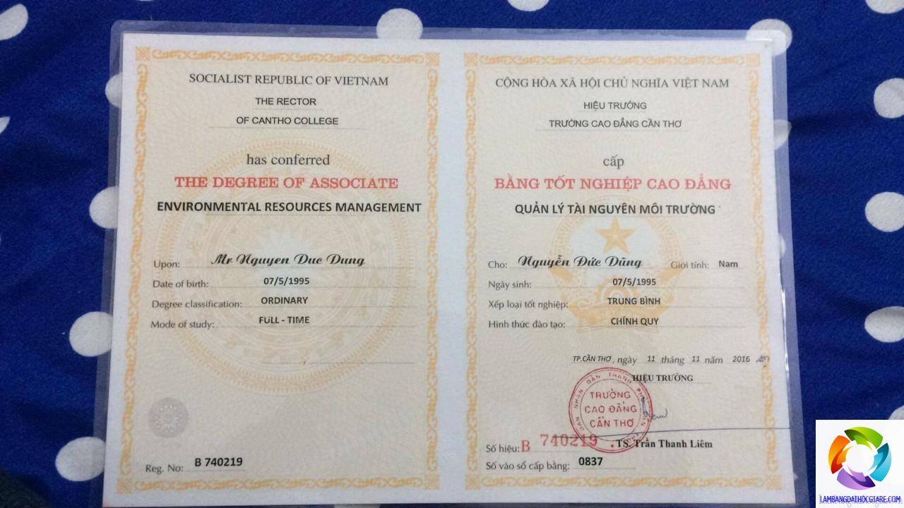 Làm bằng cao đẳng