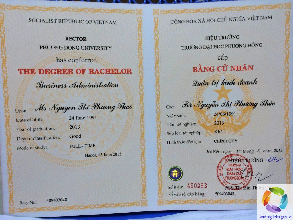 Làm bằng Đại học Quốc gia TP.HCM