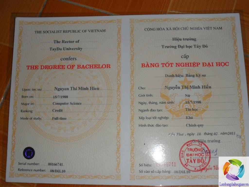 Làm bằng đại học