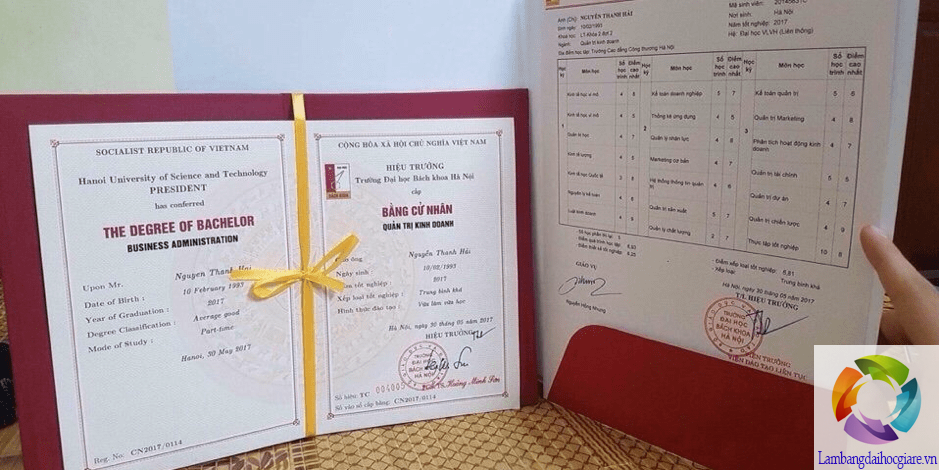 làm bằng đại học hoa sen