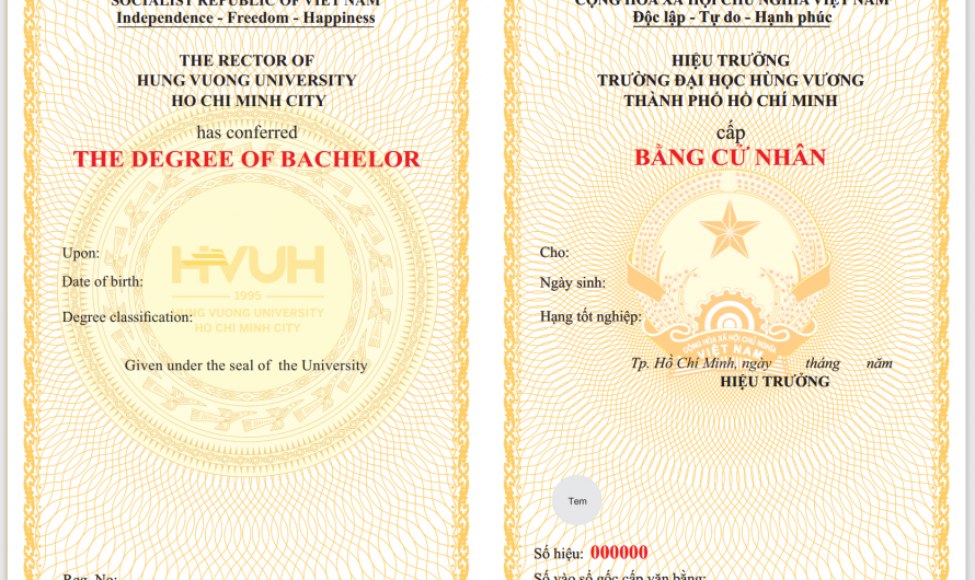 Làm bằng đại học hùng vương phôi thật, giá ưu đãi