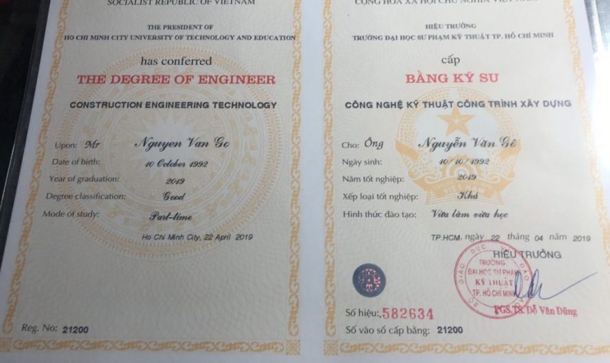 Làm bằng đại học Sư phạm Kỹ thuật TPHCM giá rẻ – Có bảo hành