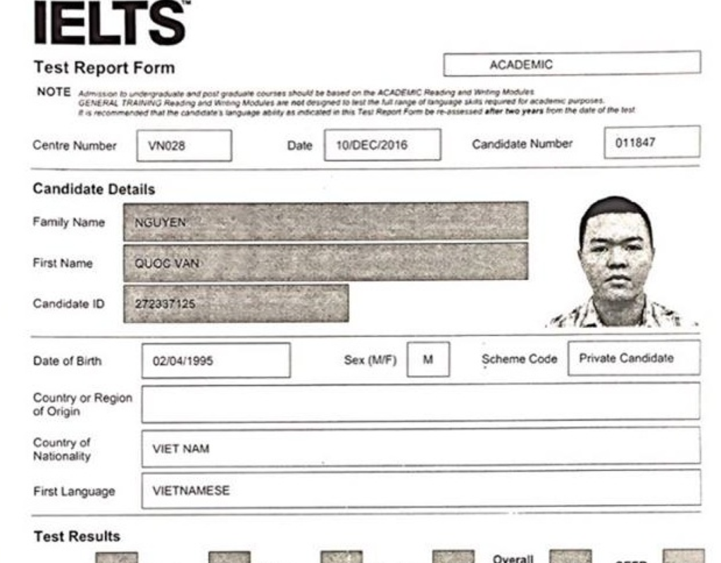 Làm Chứng Chỉ IELTS