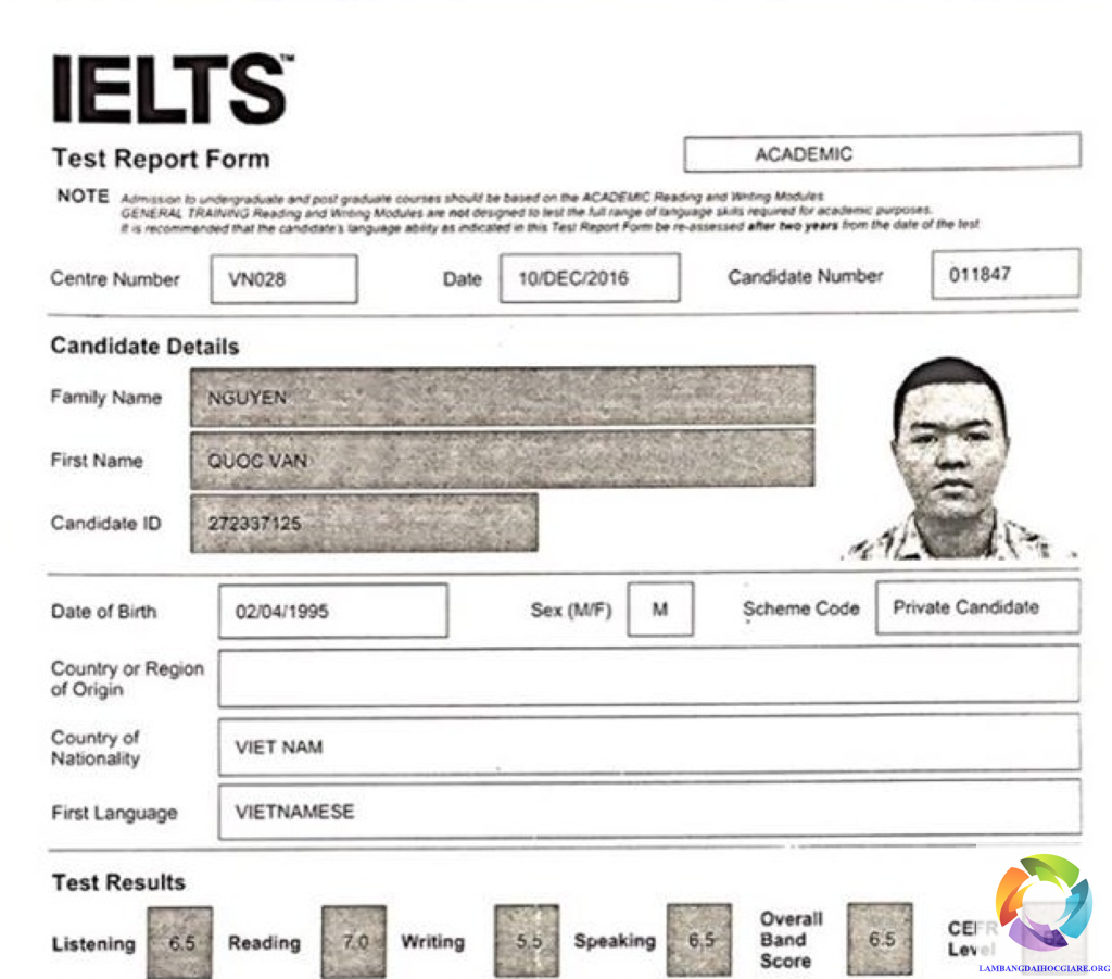 Làm Chứng Chỉ IELTS