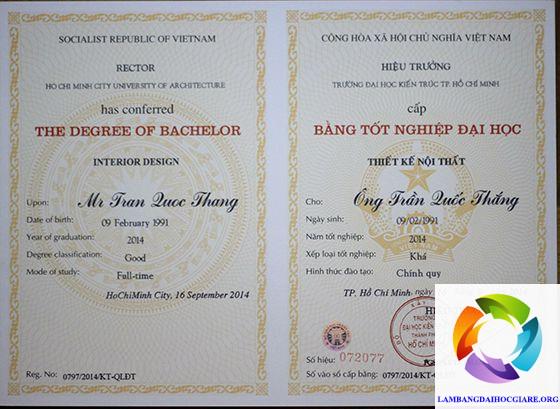 Làm bằng đại học tại Bình Dương