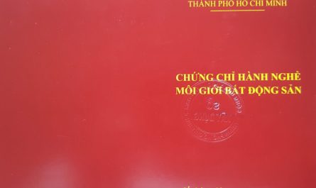 Làm Chứng Chỉ Môi Giới Bất Động Sản