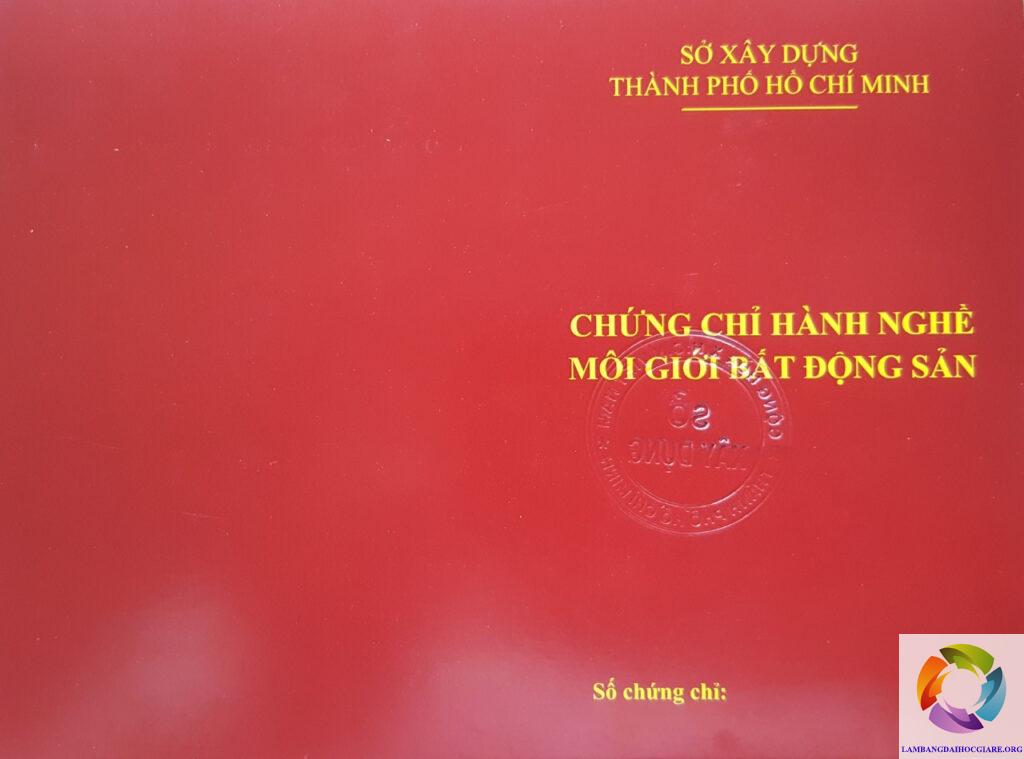 Làm Chứng Chỉ Môi Giới Bất Động Sản