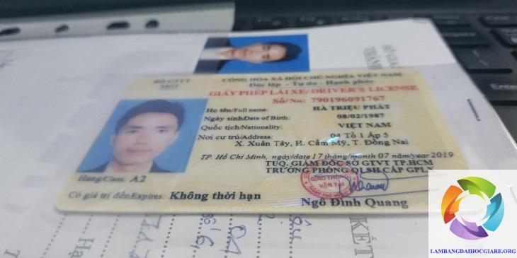 làm bằng lái xe máy