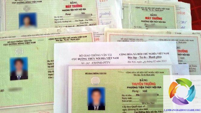 Làm Bằng Thuyền Trưởng Bao Cảnh Sát Giao Thông Kiểm Tra từ Làm Bằng Đại Học Phôi Thật