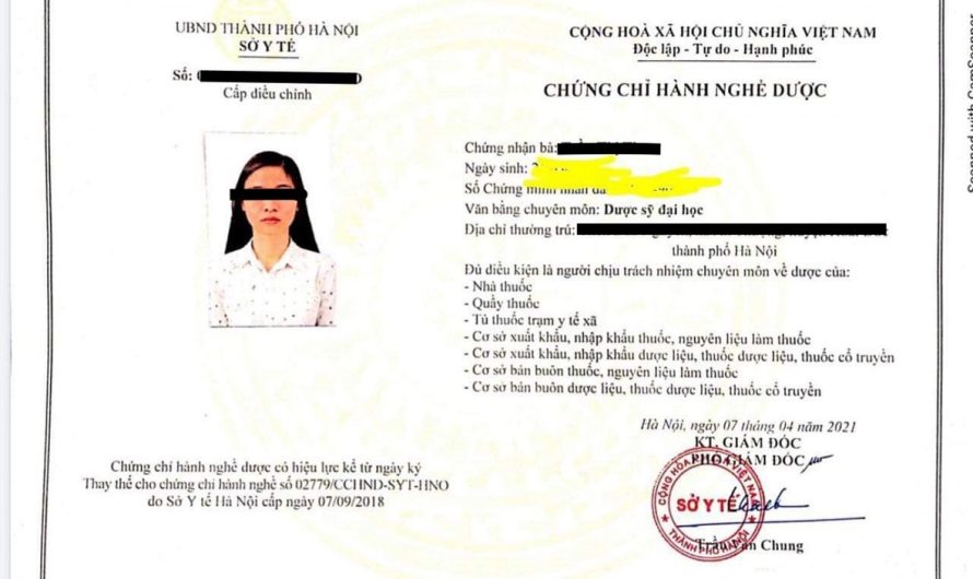 Làm Chứng Chỉ Hành Nghề Dược Tại Làm Bằng Đại Học Phôi Thật