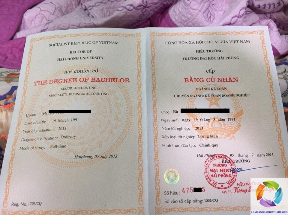 làm bằng đại học