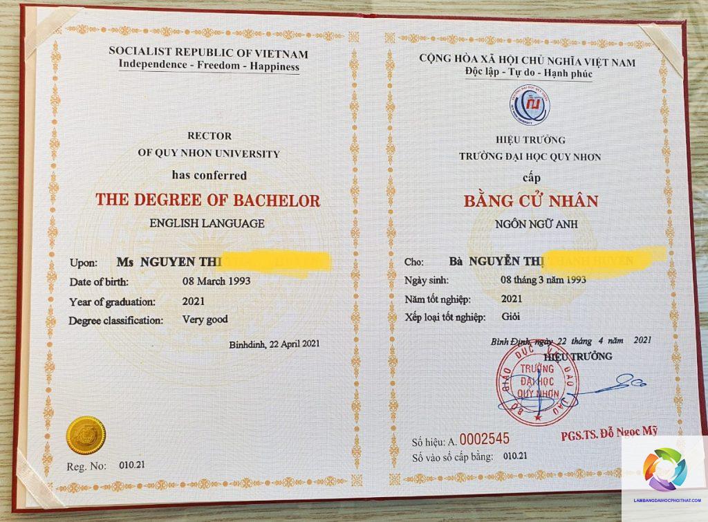 Làm Bằng Đại Học tại Bình Phước