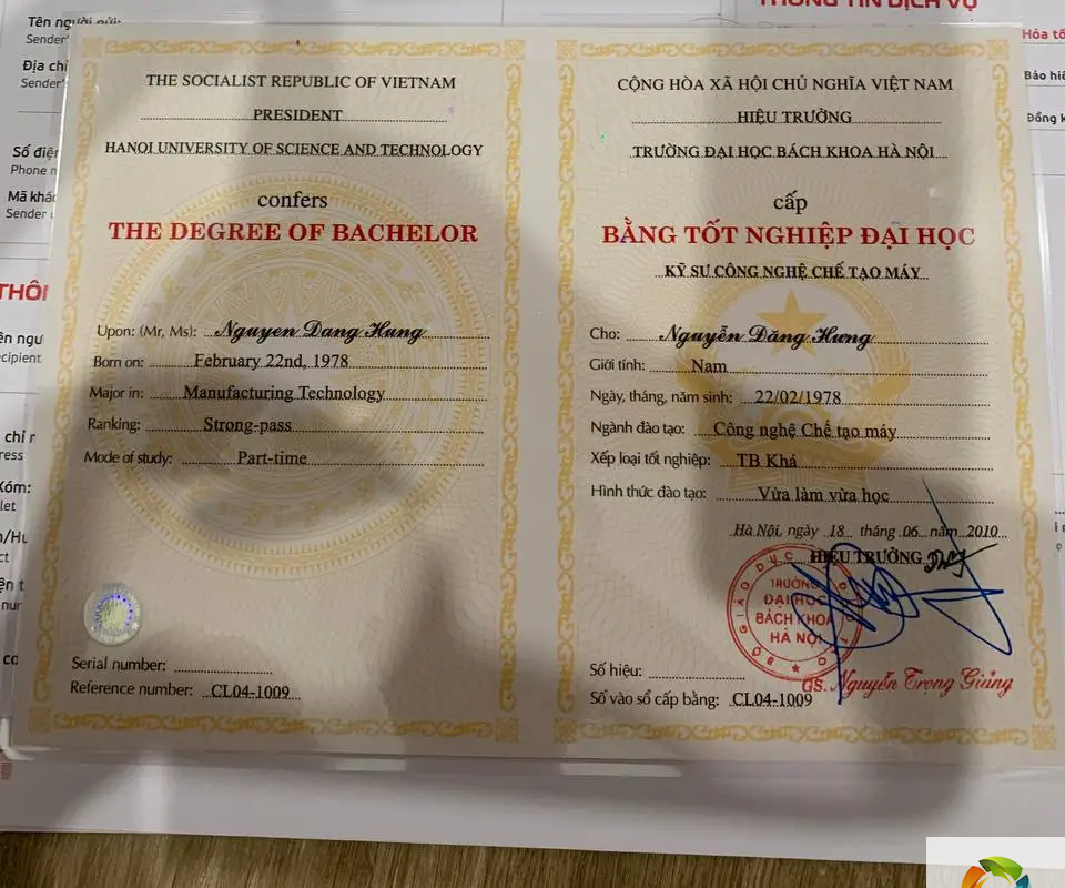 Làm bằng đại học tại Đồng Nai