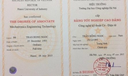 bằng cao đẳng an toàn thông tin