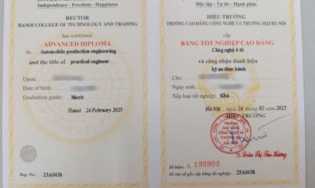 bằng cao đẳng công nghệ ô tô