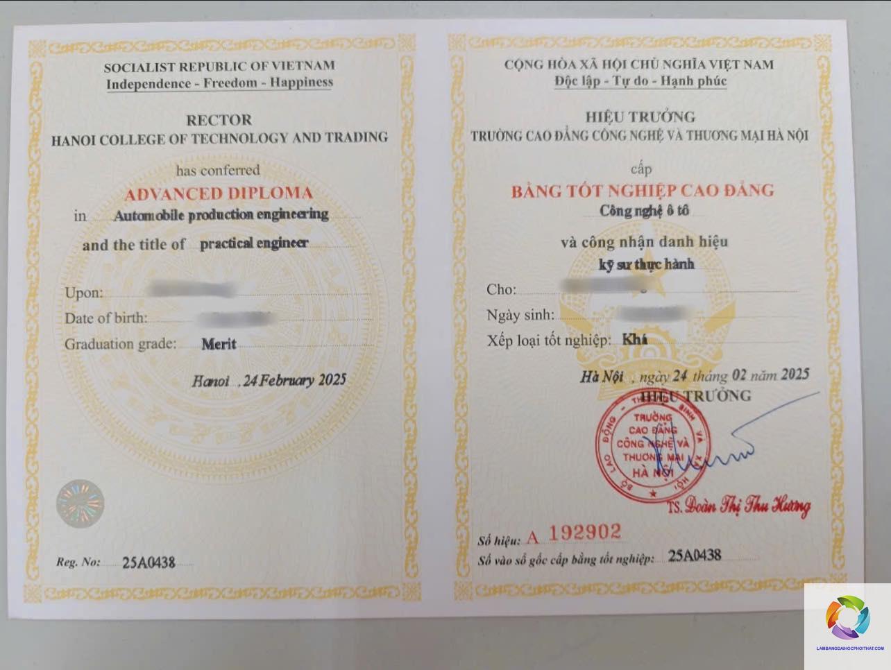 bằng cao đẳng công nghệ ô tô làm bảo hiểm xe được không - Hình 1