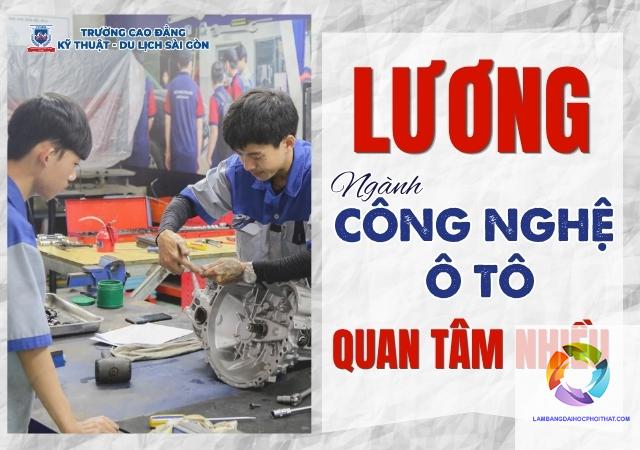 bằng cao đẳng công nghệ ô tô lương bao nhiêu - Hình 4