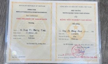 bằng cao đẳng điều dưỡng