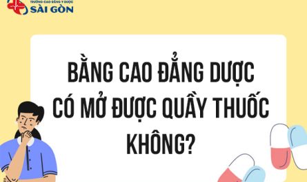 bằng cao đẳng dược mở quầy thuốc được không