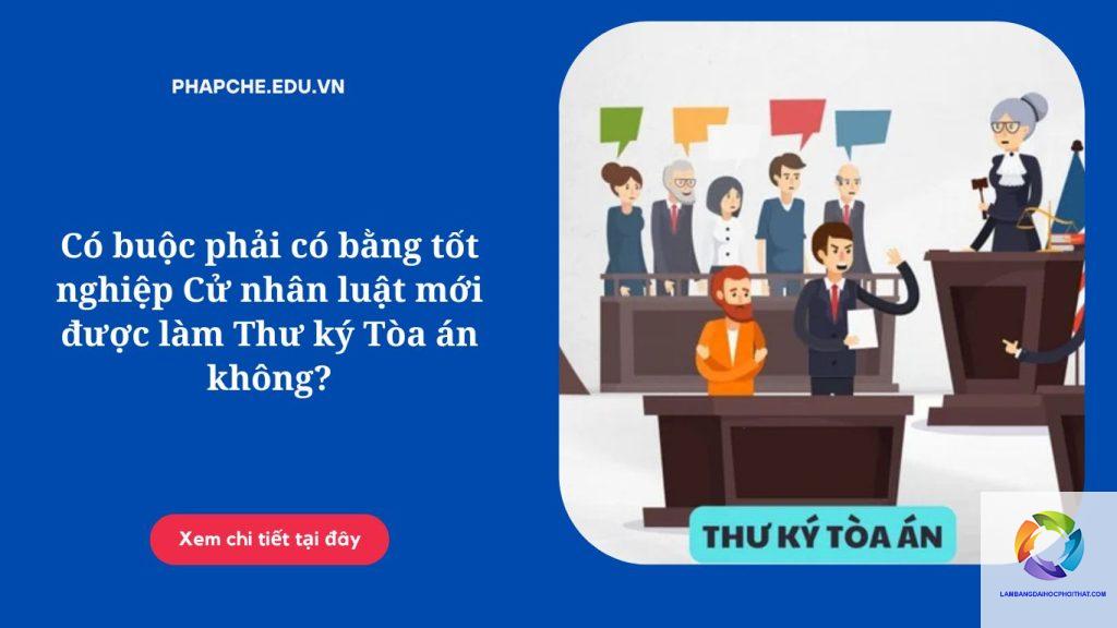 bằng cao đẳng luật làm tòa án được không - Hình 2