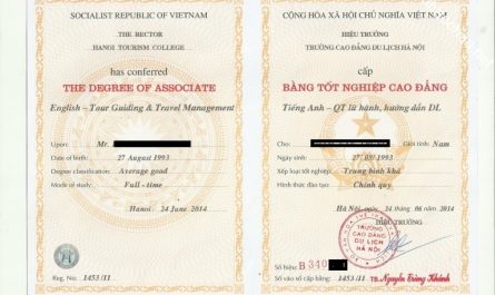 bằng cao đẳng ngôn ngữ anh