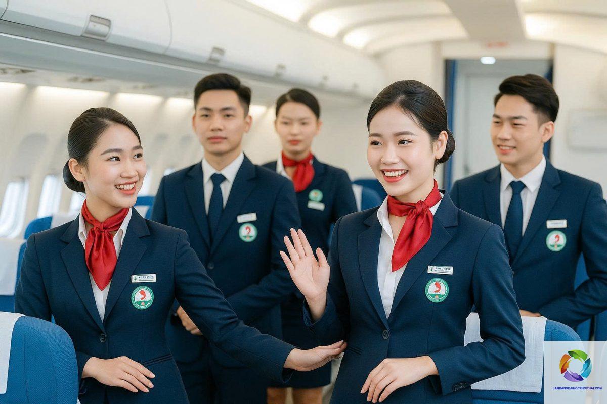 bằng cao đẳng ngôn ngữ anh làm tiếp viên hàng không được không - Hình 2