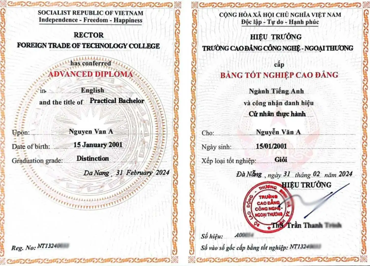 bằng cao đẳng ngôn ngữ trung - Hình 1