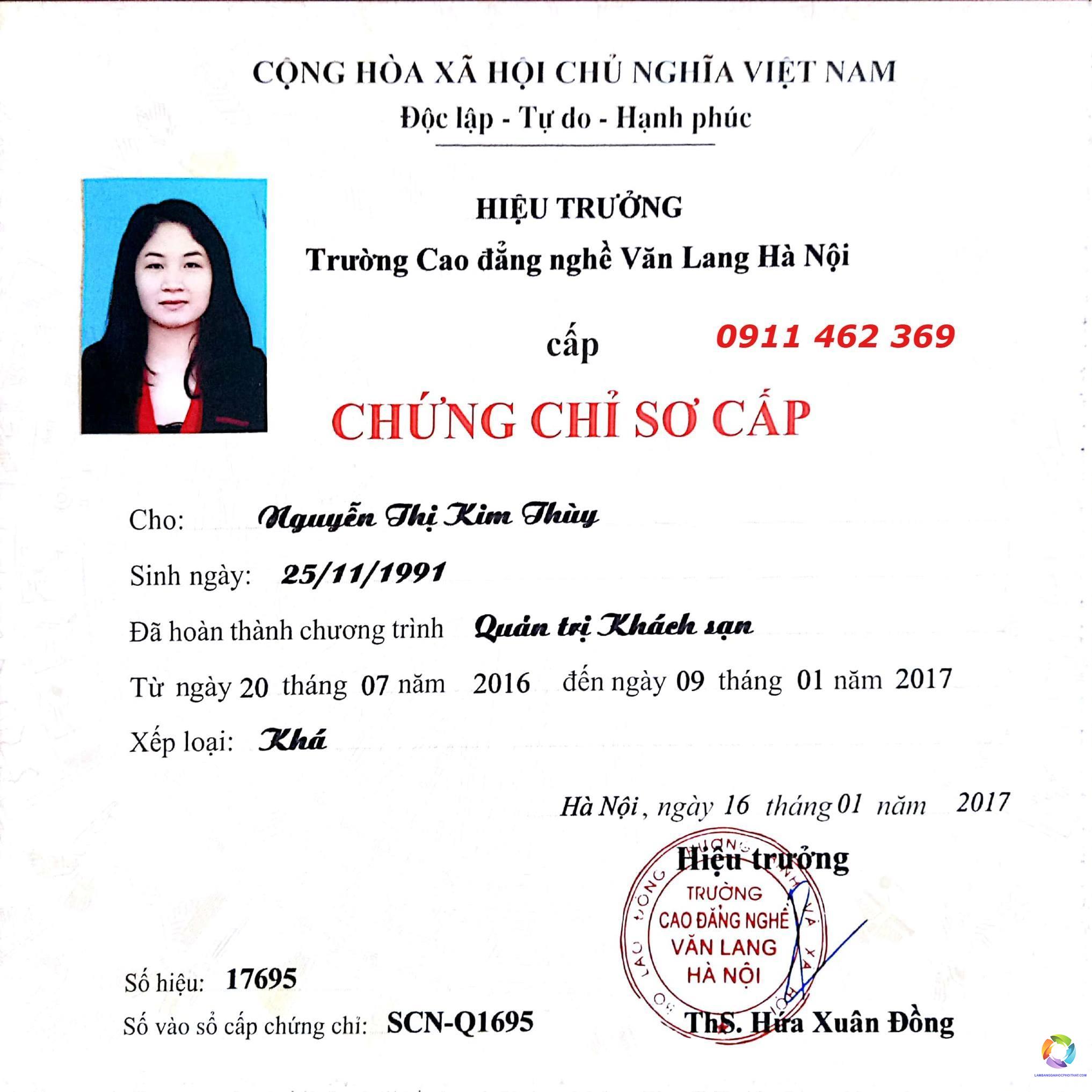 bằng cao đẳng nhà hàng - Hình 2