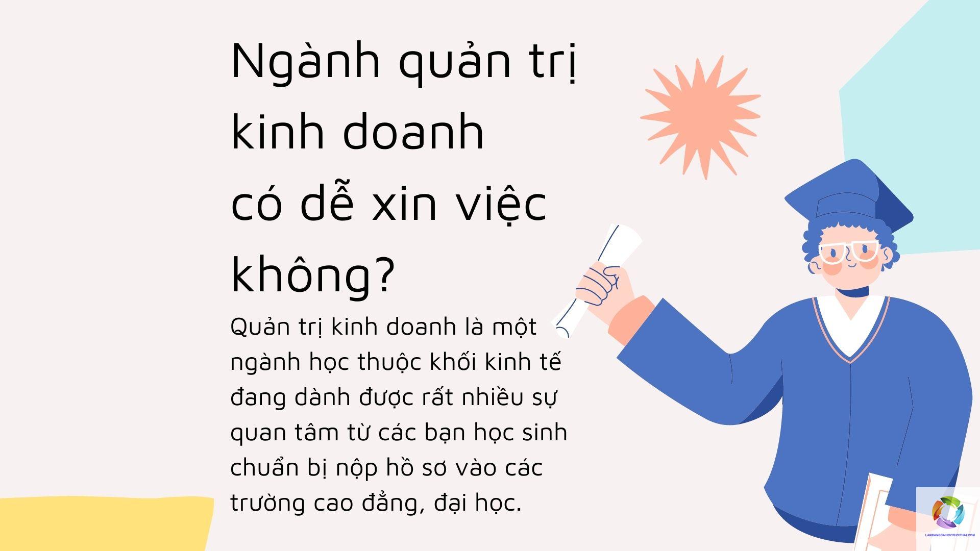 bằng cao đẳng quản trị kinh doanh có dễ xin việc không - Hình 5