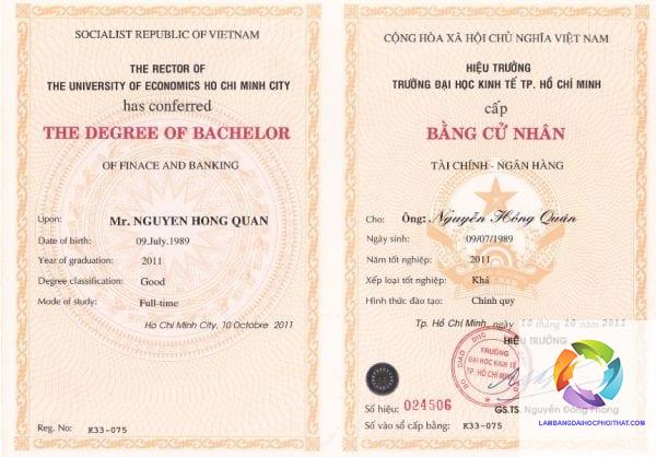 bằng cao đẳng quản trị kinh doanh