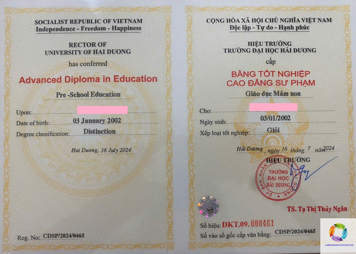 bằng cao đẳng sư phạm mầm non - Hình 5