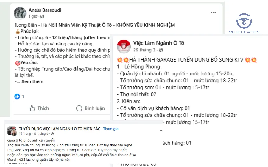 bằng đại học công nghệ ô tô lương bao nhiêu - Hình 3