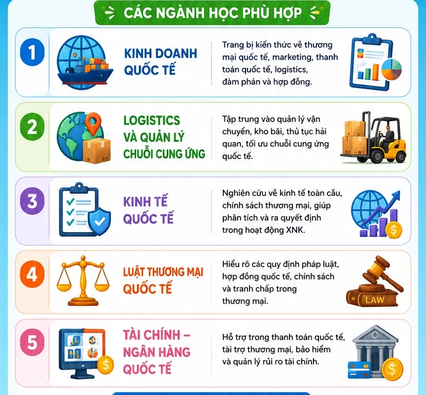 bằng đại học logistics làm xuất nhập khẩu được không