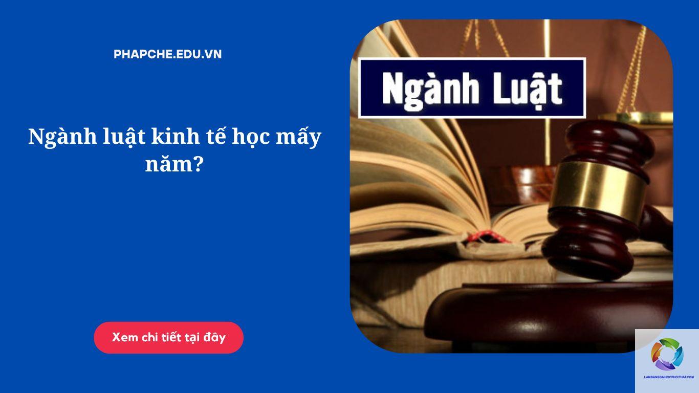 bằng đại học luật kinh tế học mấy năm - Hình 5