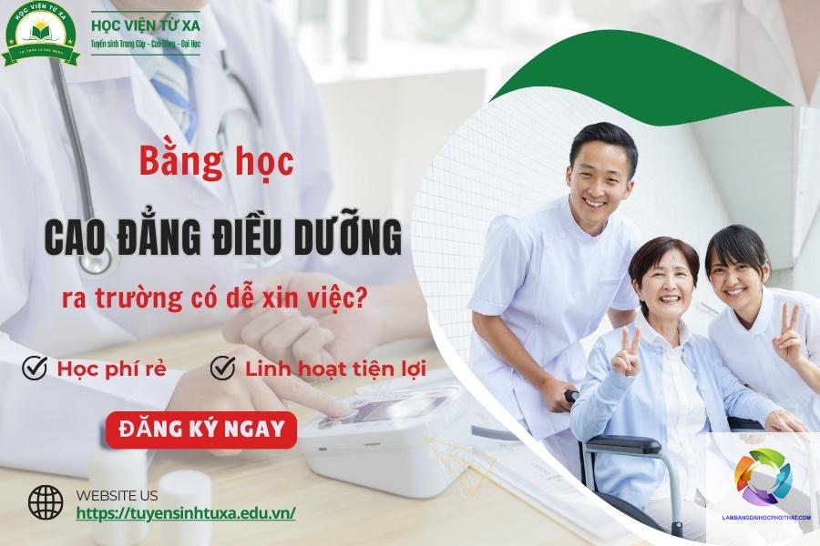 bằng đại học ngành điều dưỡng xin việc ở đâu