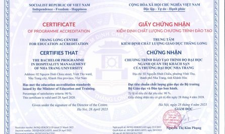 bằng đại học quản trị khách sạn có giá trị gì