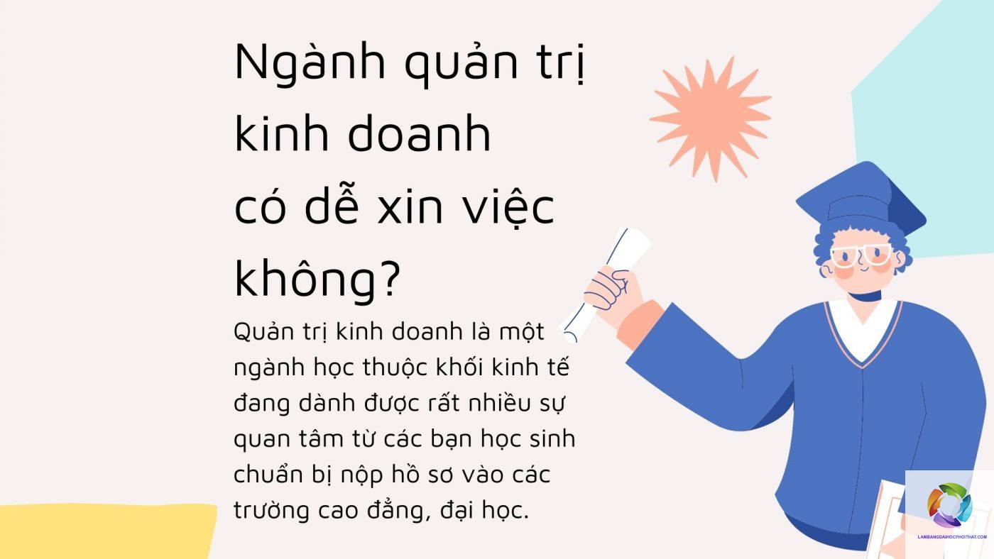 bằng đại học quản trị kinh doanh có dễ xin việc không - Hình 4