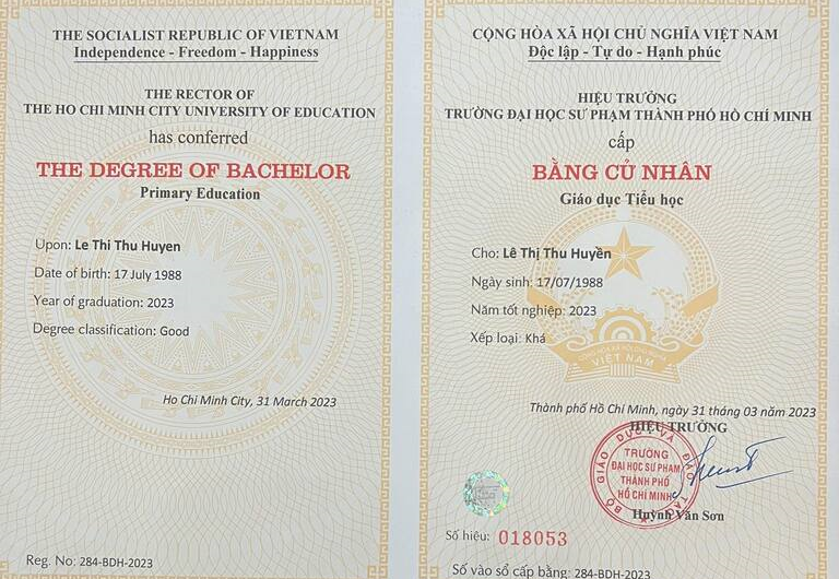 Bằng đại học sư phạm tiểu học học lên thạc sĩ được không? Giải đáp chi tiết từ A đến Z
