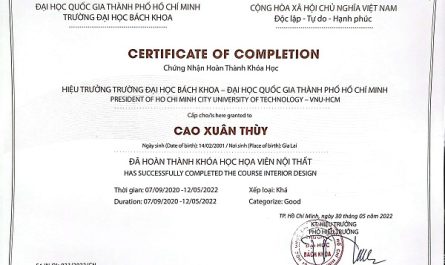 bằng đại học thiết kế nội thất học mấy năm
