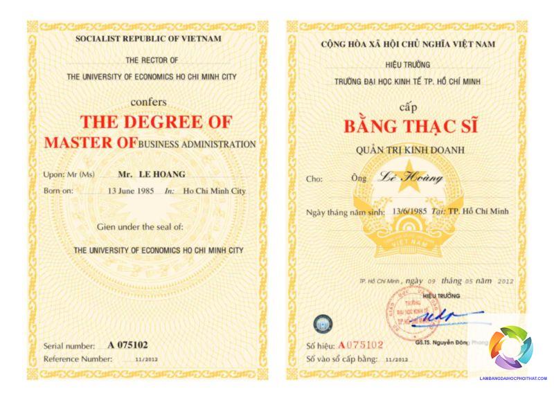 bằng đại học và thạc sĩ