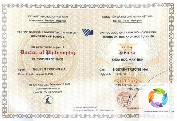 bằng đại học và tiến sĩ