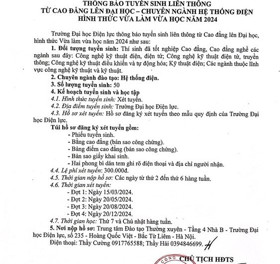 Cao đẳng điện điện tử liên thông đại học: Lộ trình nâng tầm sự nghiệp ngành kỹ thuật