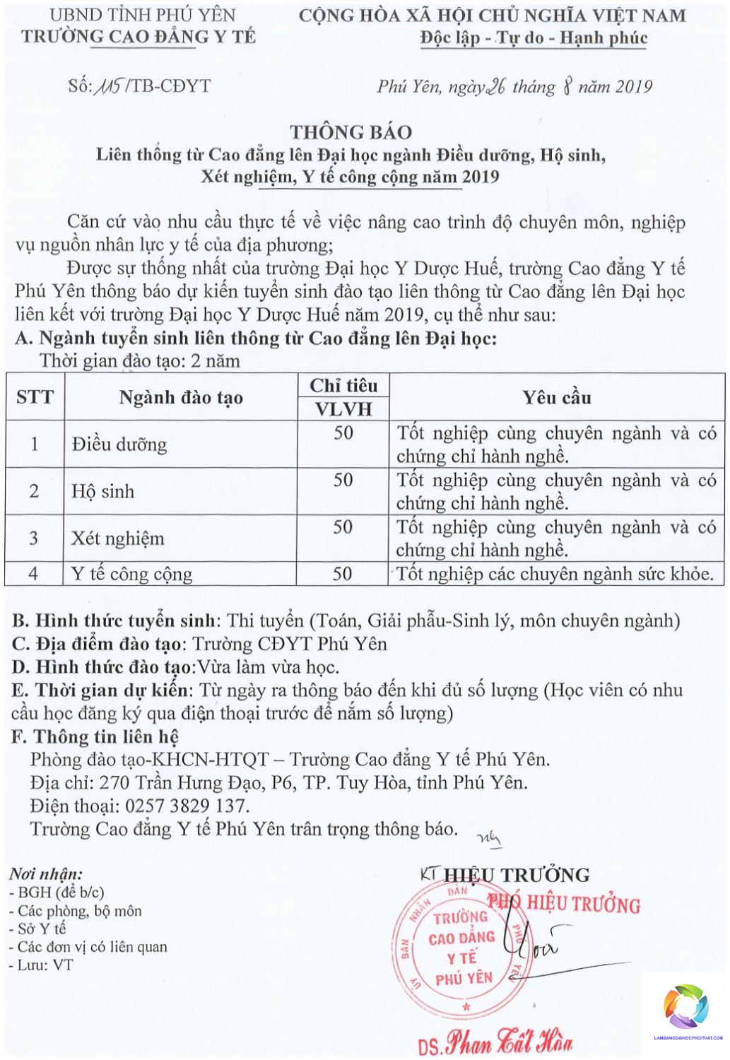 cao đẳng điều dưỡng liên thông đại học - Hình 1