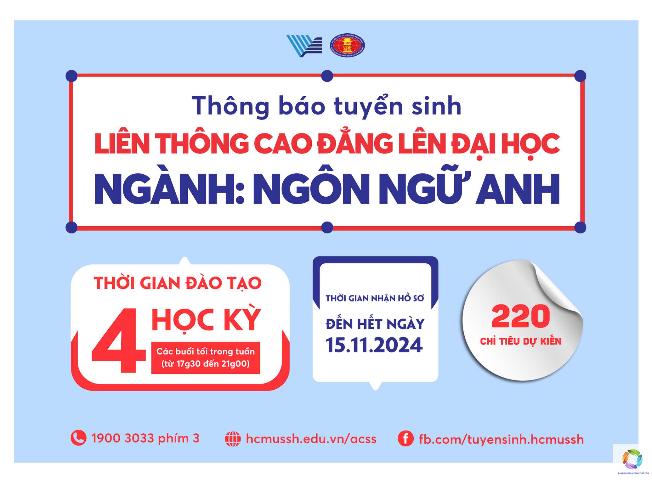 cao đẳng tiếng anh liên thông đại học - Hình 2