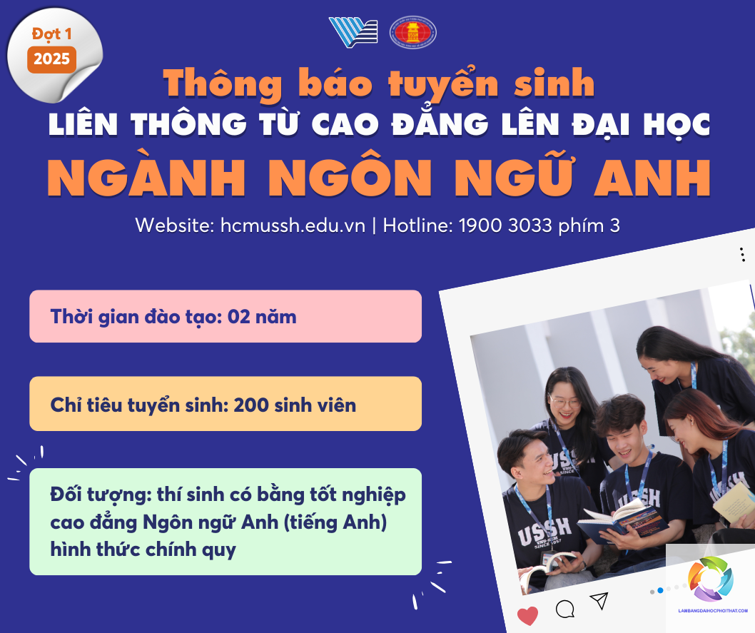 cao đẳng tiếng anh liên thông đại học - Hình 5