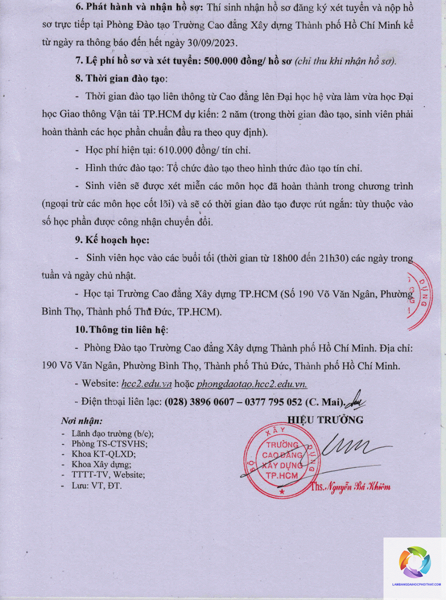 cao đẳng xây dựng liên thông đại học - Hình 3