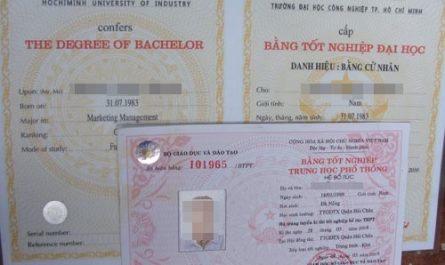 mã số bằng đại học