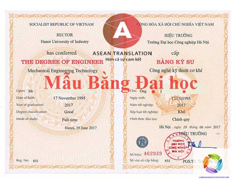 mẫu bằng đại học mới nhất - Hình 2