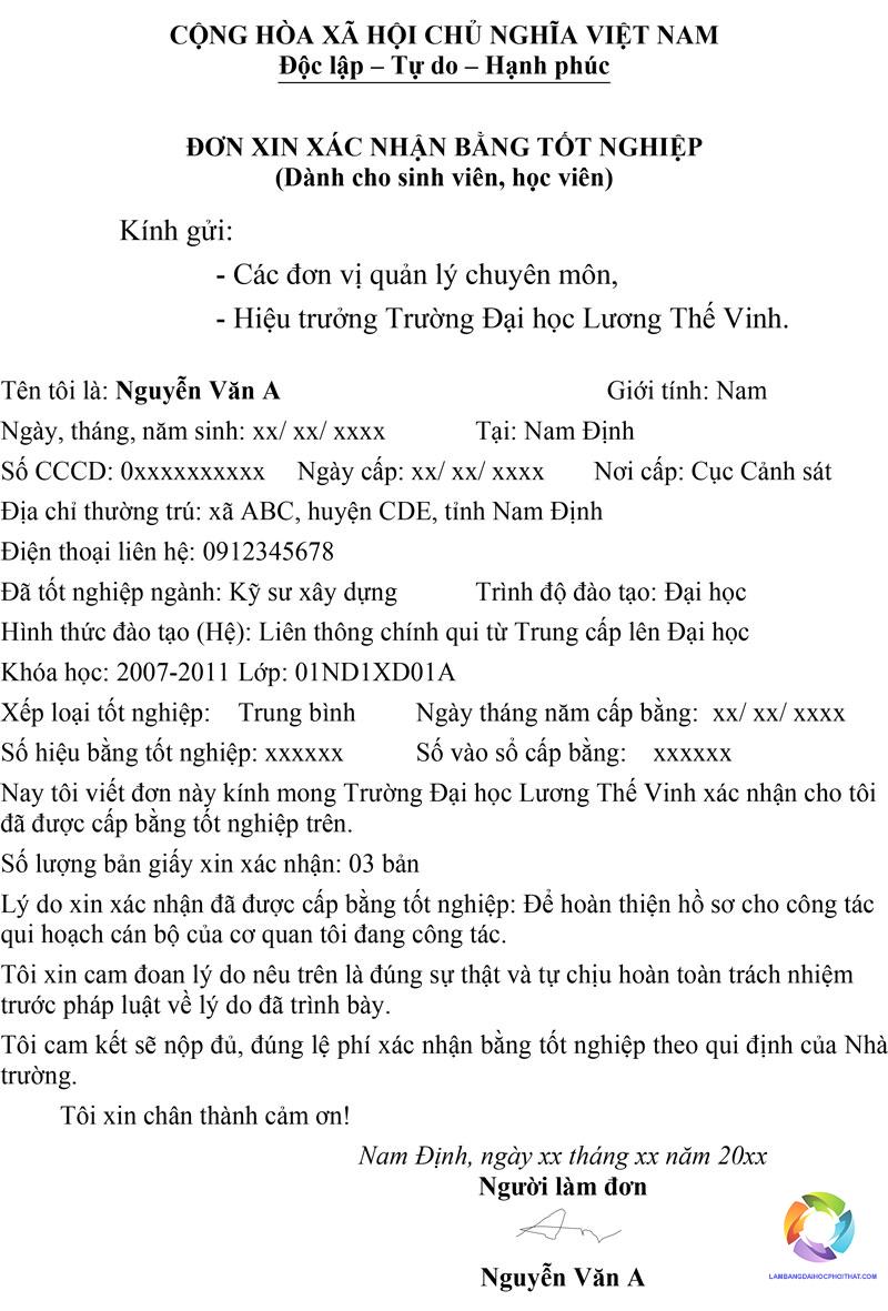 xác minh bằng đại học - Hình 1